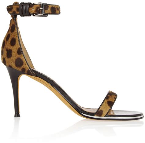 givenchy leopard print sandals|givenchy sandals.